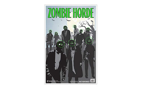 Targets Action Target Zombie Horde Target ACTION TGT ZOMBIE HORDE GRN 100PK • Model: Zombie Horde Target